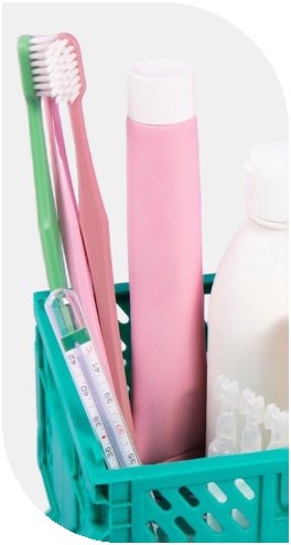 家族が笑顔で見守るイメージ